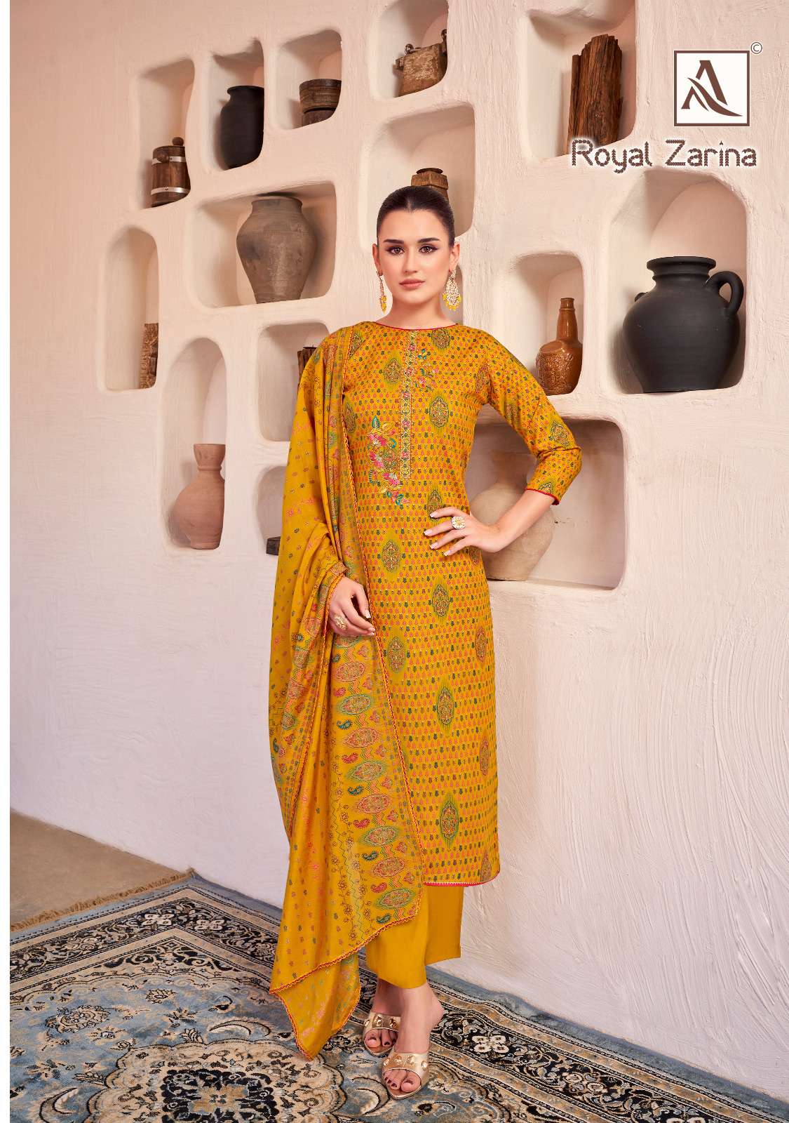 royal zarina by alok suit pure viscose rayon salwar kameez catalogue wholesale shopping surat