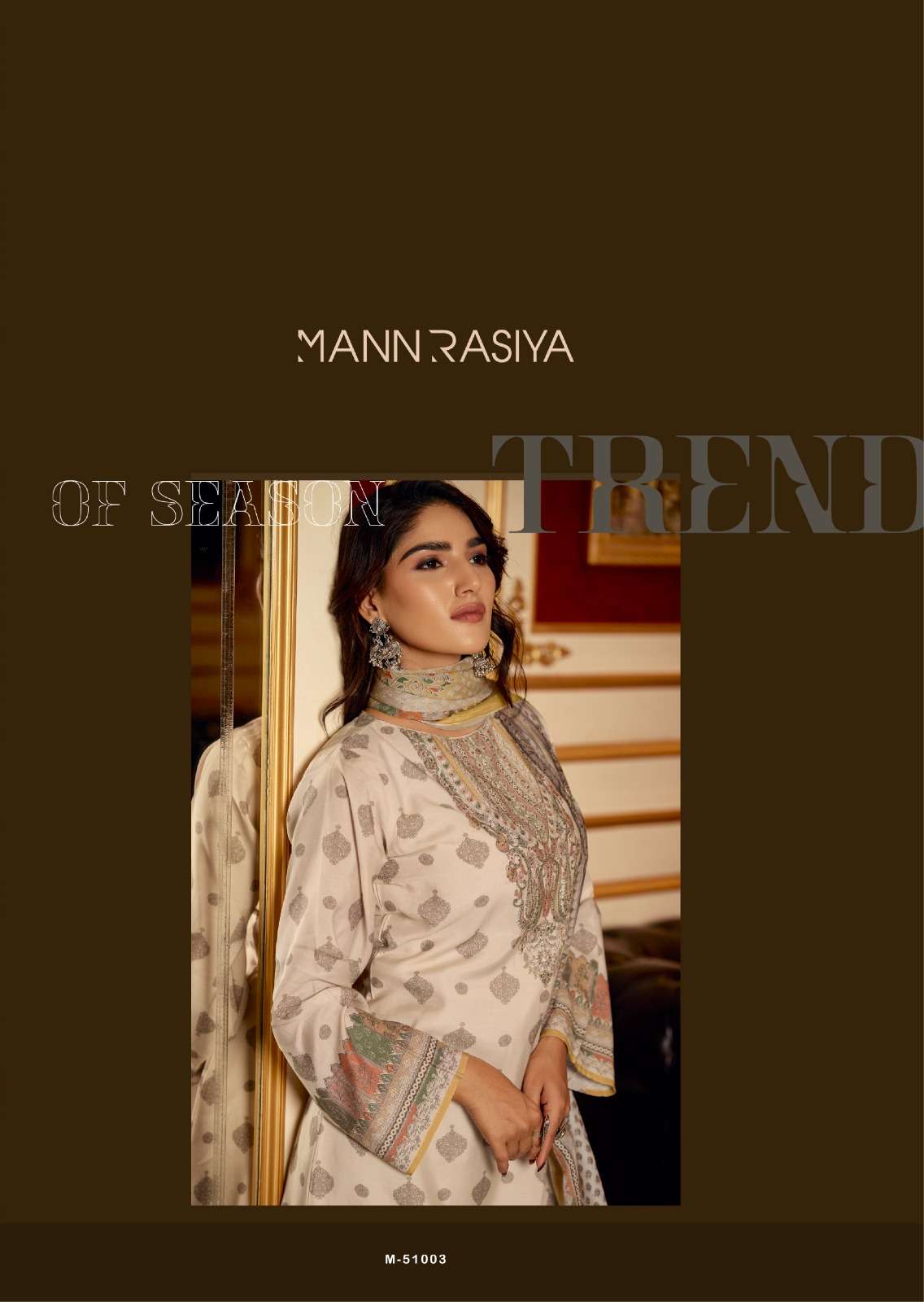 shaina by mannrasiya 51001-51004 series pure muslin digital print with handwork salwar suits catalogue surat 