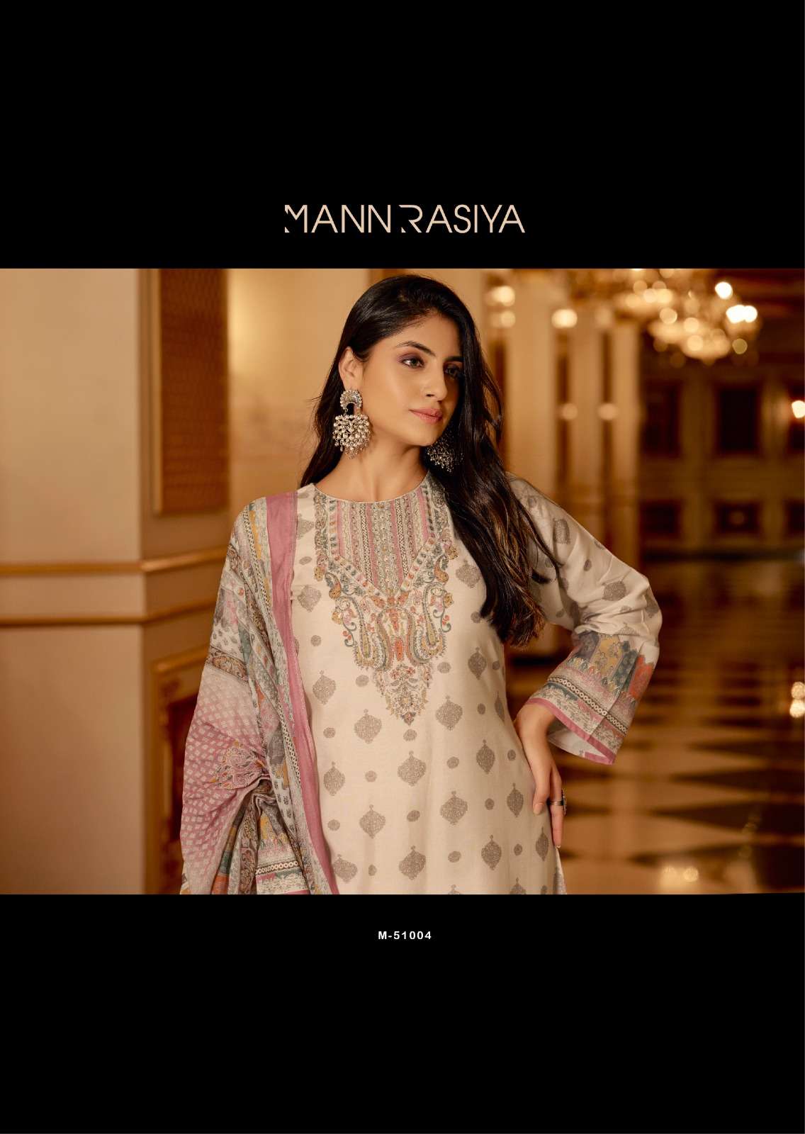 shaina by mannrasiya 51001-51004 series pure muslin digital print with handwork salwar suits catalogue surat 