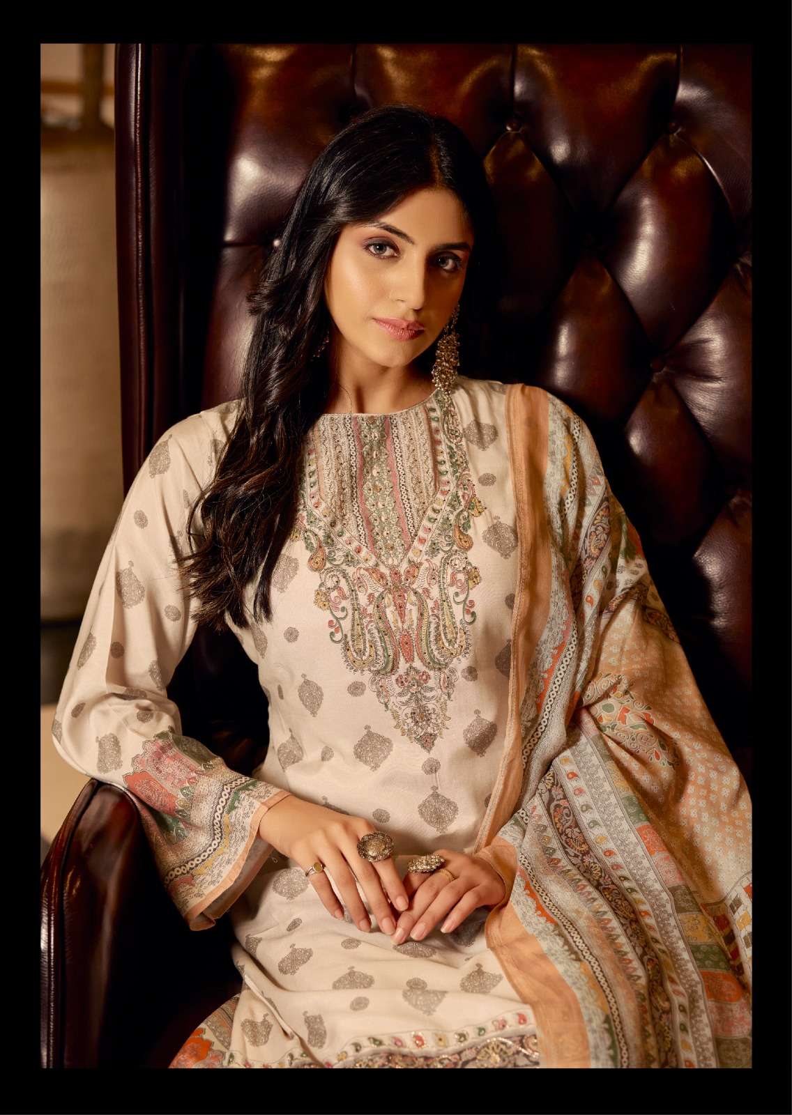 shaina by mannrasiya 51001-51004 series pure muslin digital print with handwork salwar suits catalogue surat 