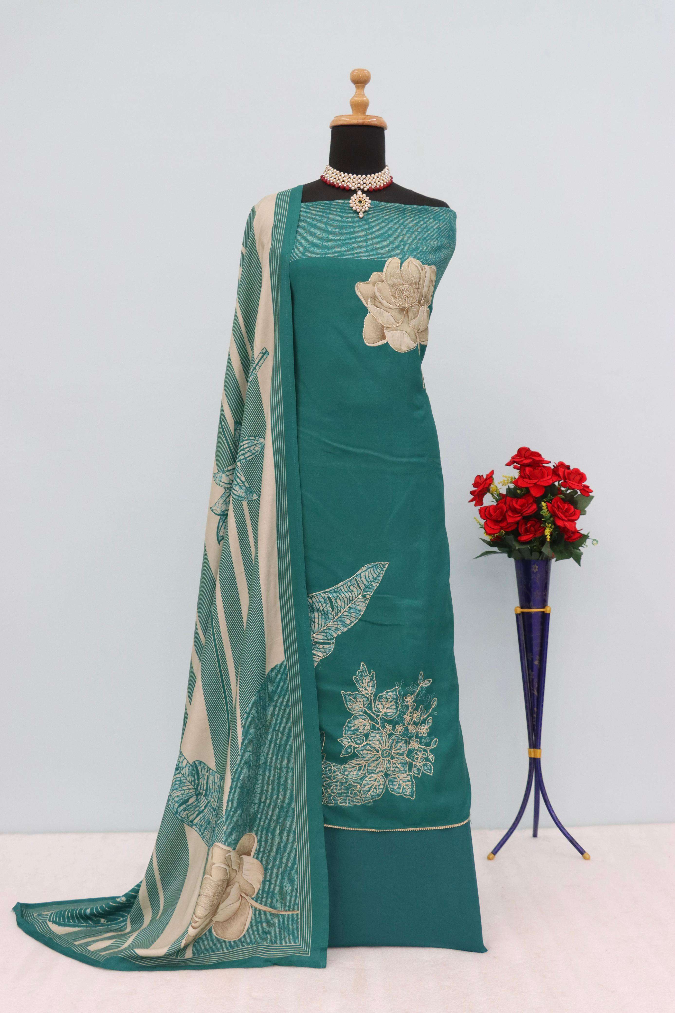 shurooq 102 series pure muslin pakistani digital printed salwar suits material non catalogue wholesaler surat