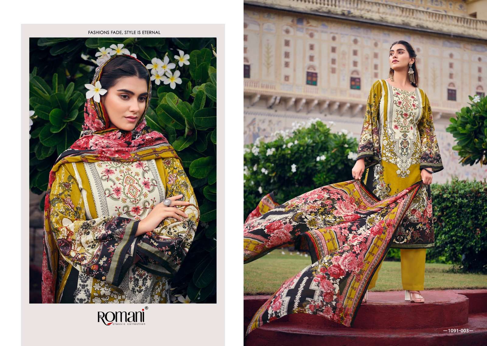 aarzu vol-8 by romani unstich designer salwar kameez catalogue wholesaler surat gujarat