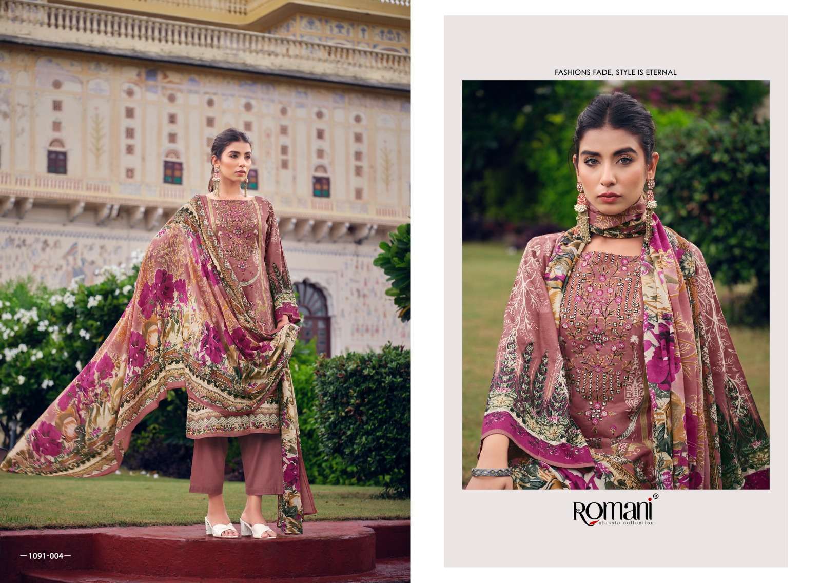 aarzu vol-8 by romani unstich designer salwar kameez catalogue wholesaler surat gujarat