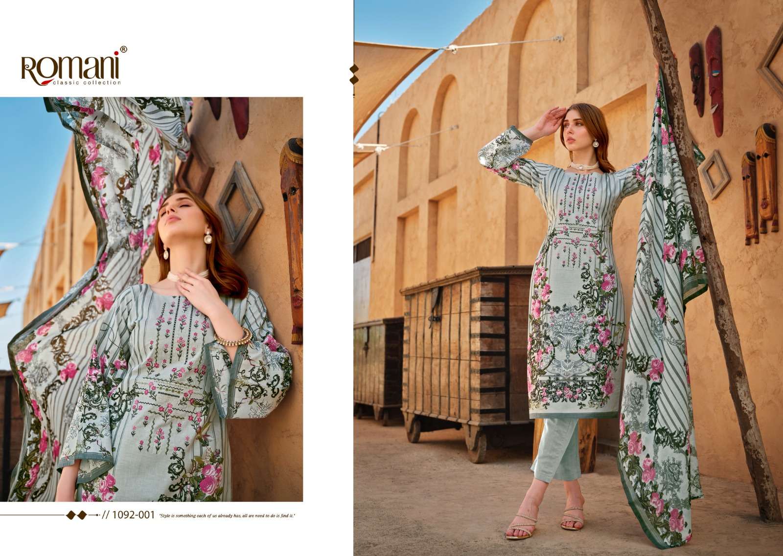 aarzu vol-9 by romani soft cotton designer salwar kameez catalogue wholesaler surat gujrat