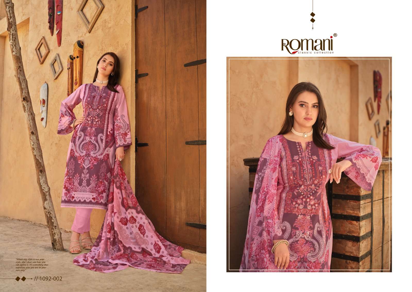 aarzu vol-9 by romani soft cotton designer salwar kameez catalogue wholesaler surat gujrat