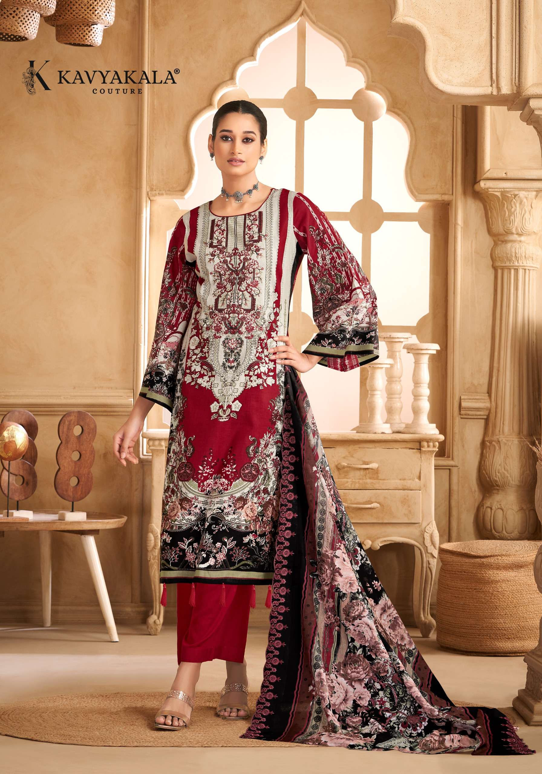 anarkali vol-8 by kavya kala 8001-8007 series rayon designer kurtis catalogue online collection surat gujarat 