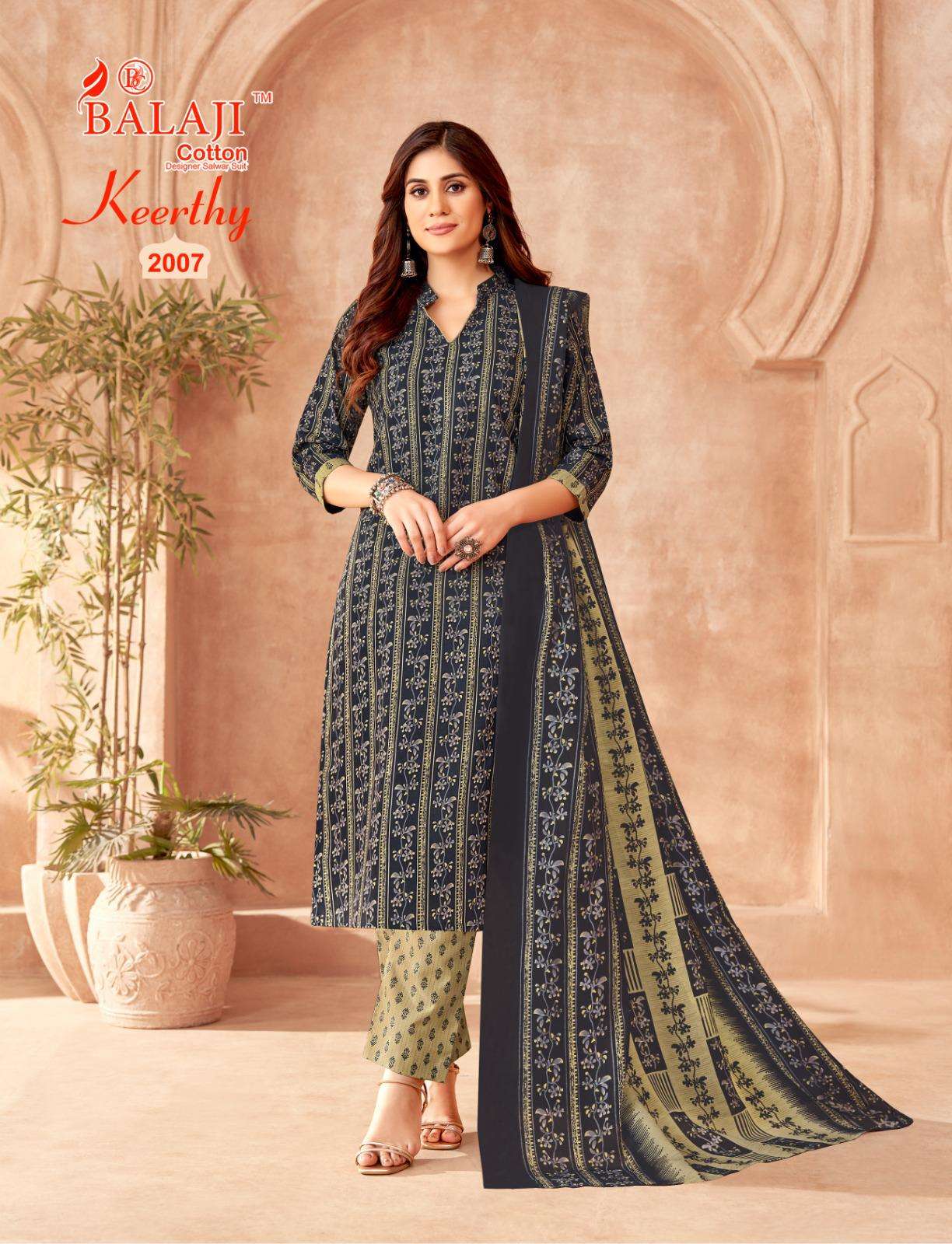 balaji cotton keerthy vol-2 2001-2006 series fancy punjabi salwar suits catalogue wholesale price surat gujarat