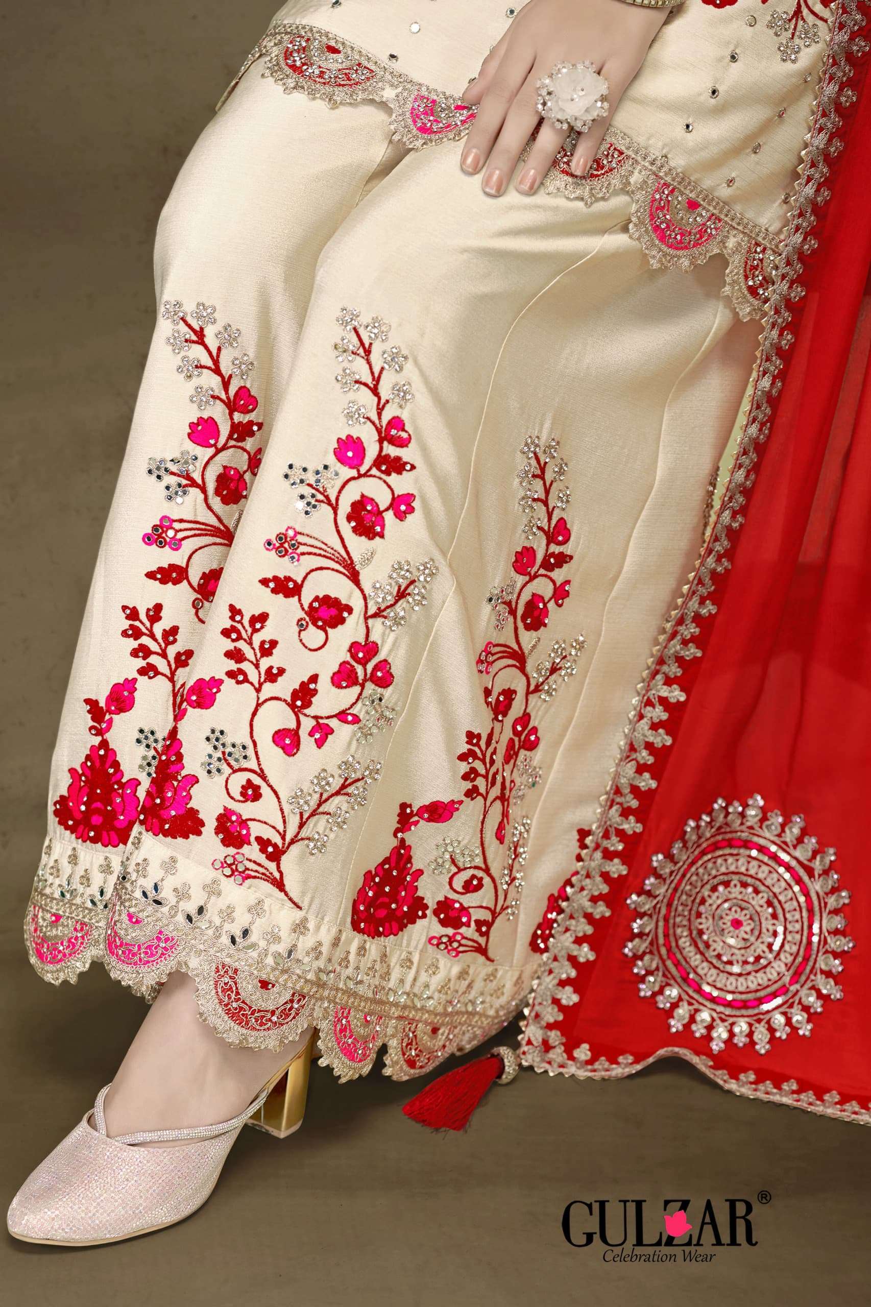 gulzar by hazariphool 2141-2142 series exclusive party wear long gown ready made catalogue wholesale price 