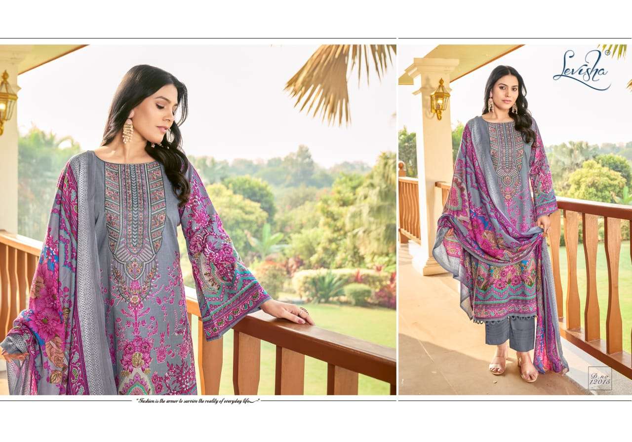 levisha naira nx vol 12 designer pakistani style cambric cotton pakistani style embroidred salwar kameez catalogue 