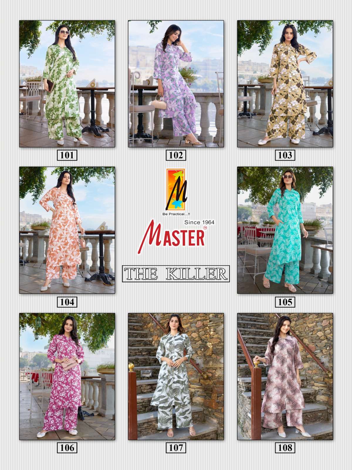 master the killar 1001-1008 series nayra cut designer kurtis catalogue wholesale price surat gujarat