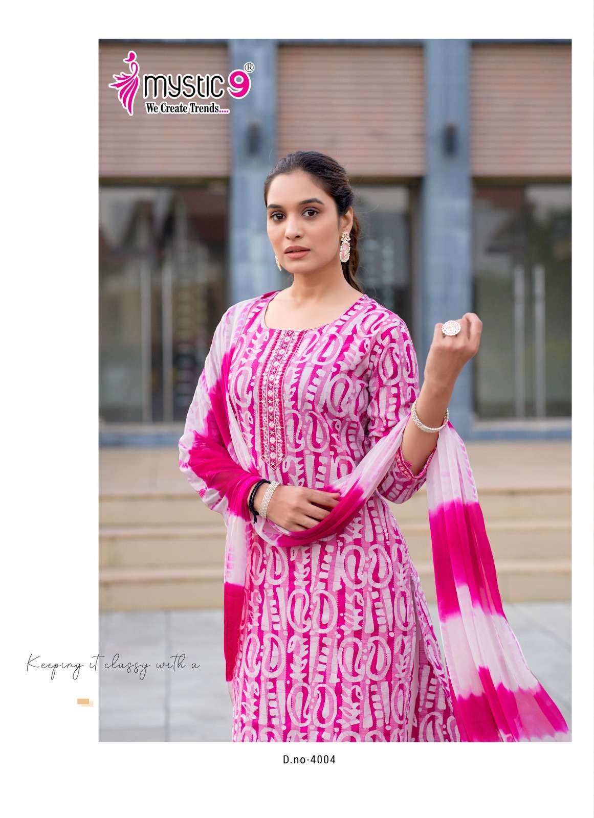 mystic nisha vol-4 4001-4008 series aliya cut designer kurtis catalogue wholesale market surat gujarat