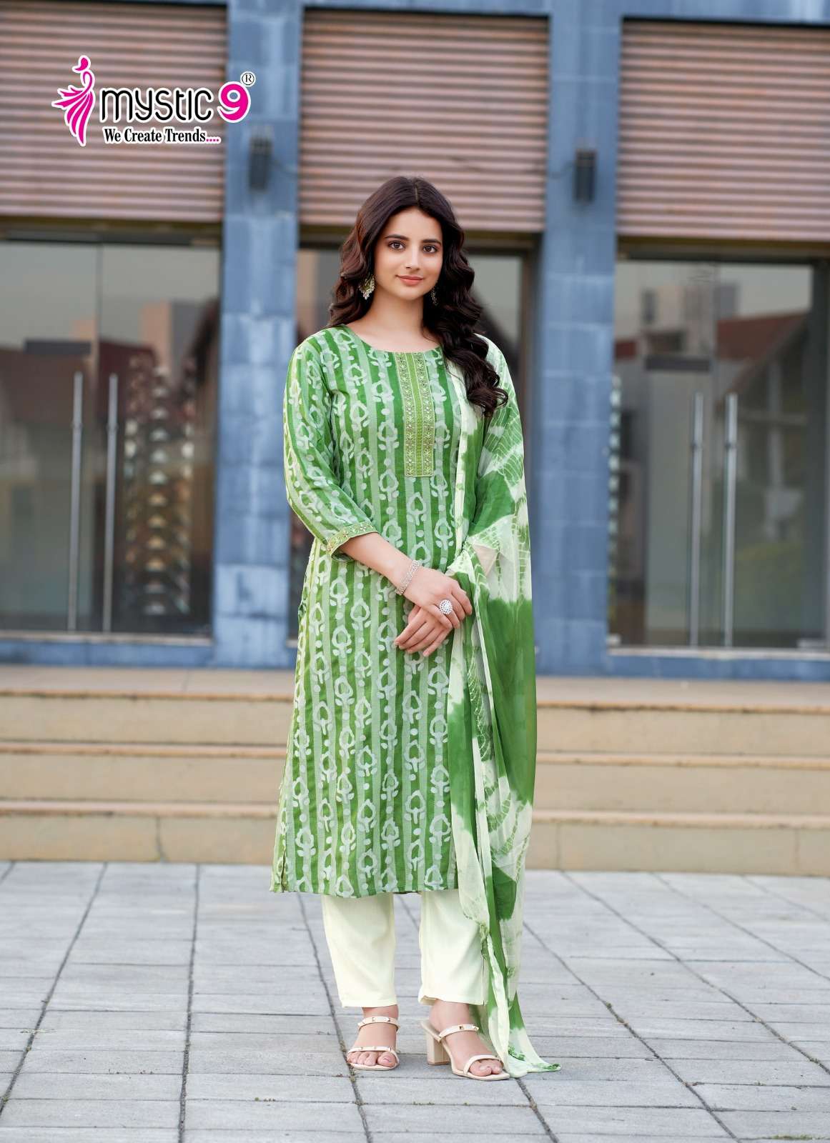 mystic nisha vol-4 4001-4008 series aliya cut designer kurtis catalogue wholesale market surat gujarat