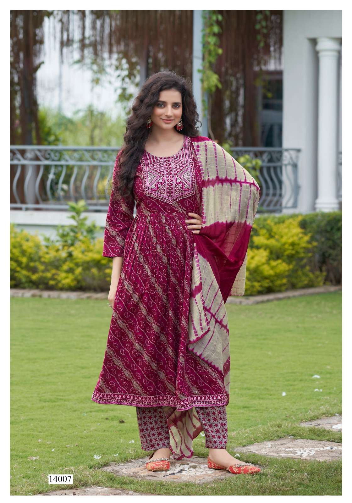 mystic sara vol 14 14001-14008 series reyon capsule party wear nayra cut ready to wear suits catalogue wholesale rate surat