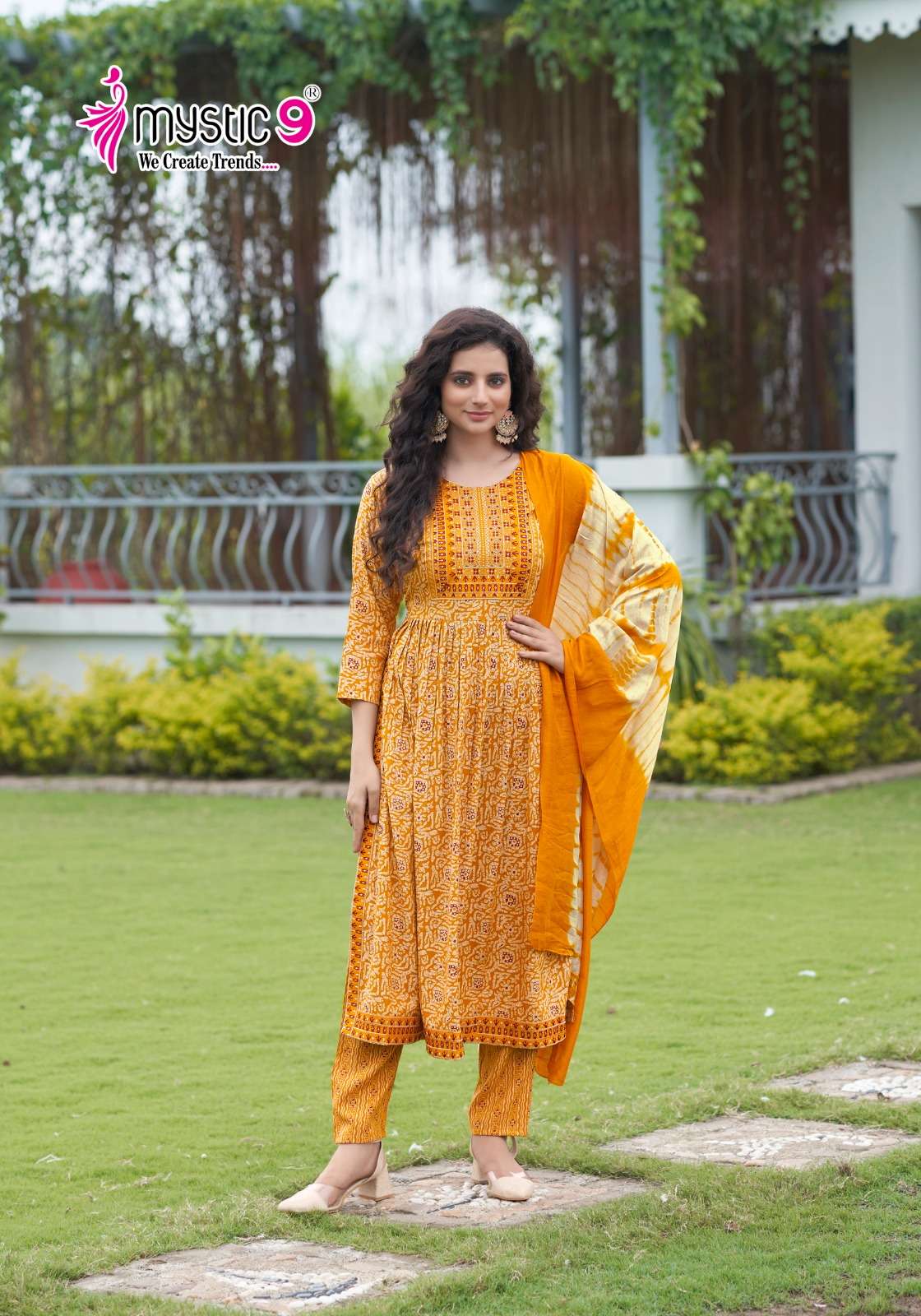 mystic sara vol 14 14001-14008 series reyon capsule party wear nayra cut ready to wear suits catalogue wholesale rate surat