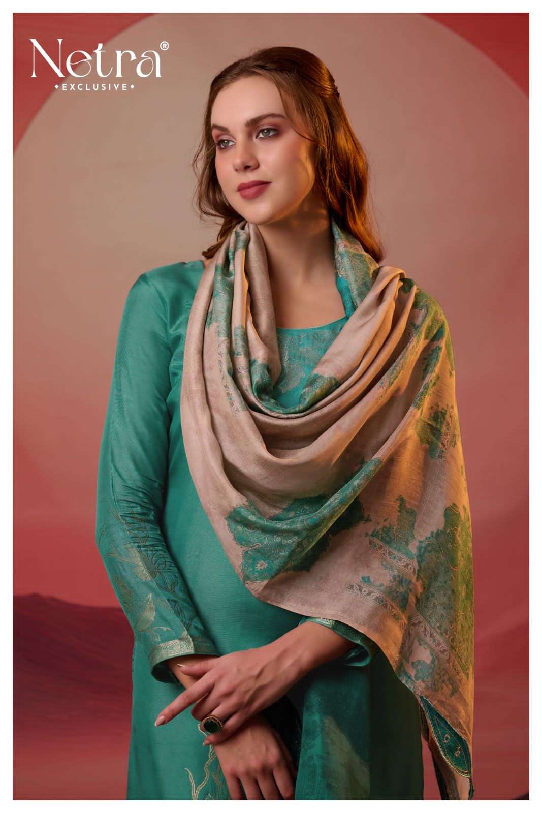netra delsi muslin silk designer festive special salwar kameez catalogue online surat gujarat 