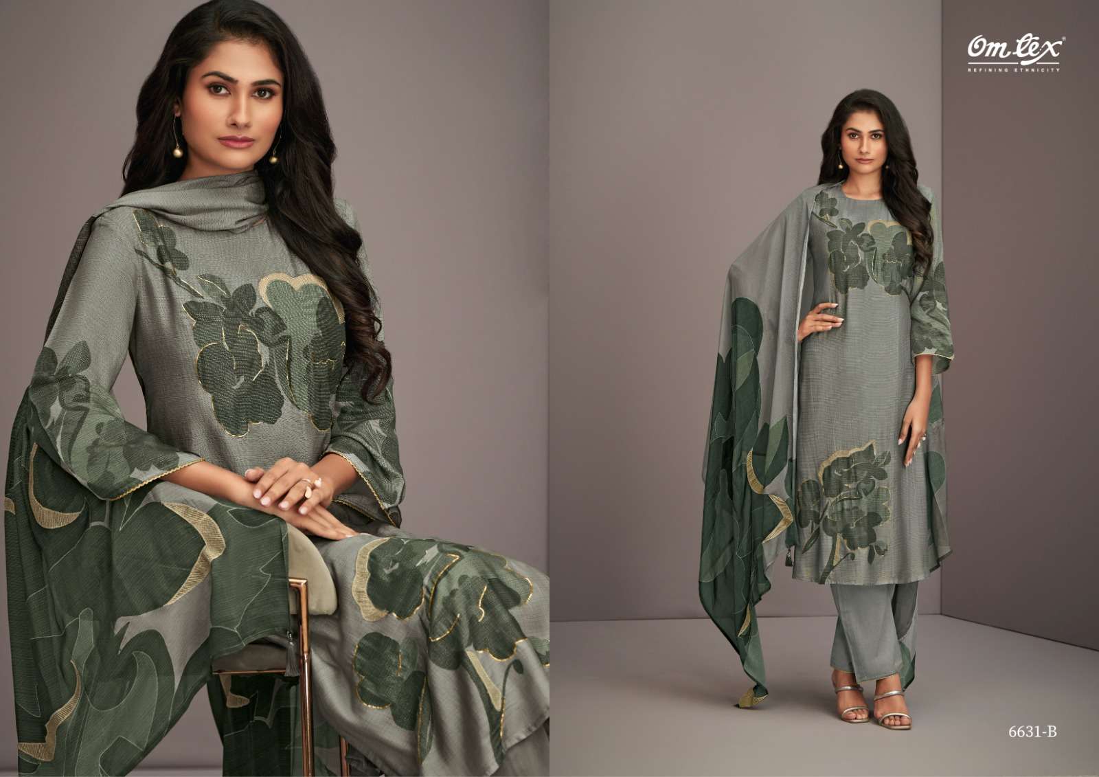 om tex dania 6631 series unstich designer salwar kameez catalogue wholesale price surat