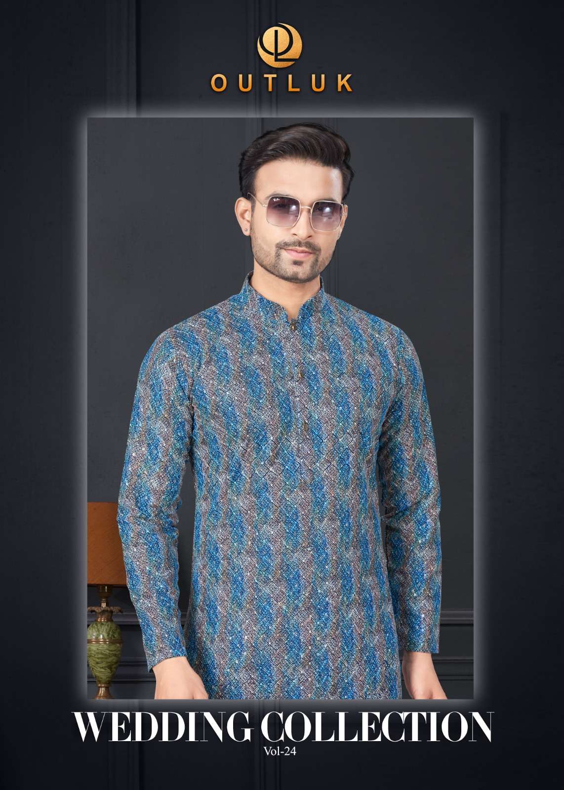 outluk wedding collection vol-24 fancy kurta pajama catalogue wholesale price surat gujarat