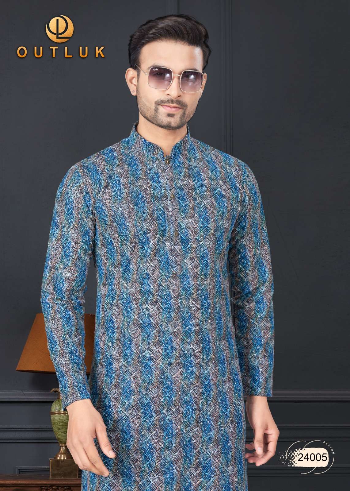 outluk wedding collection vol-24 fancy kurta pajama catalogue wholesale price surat gujarat