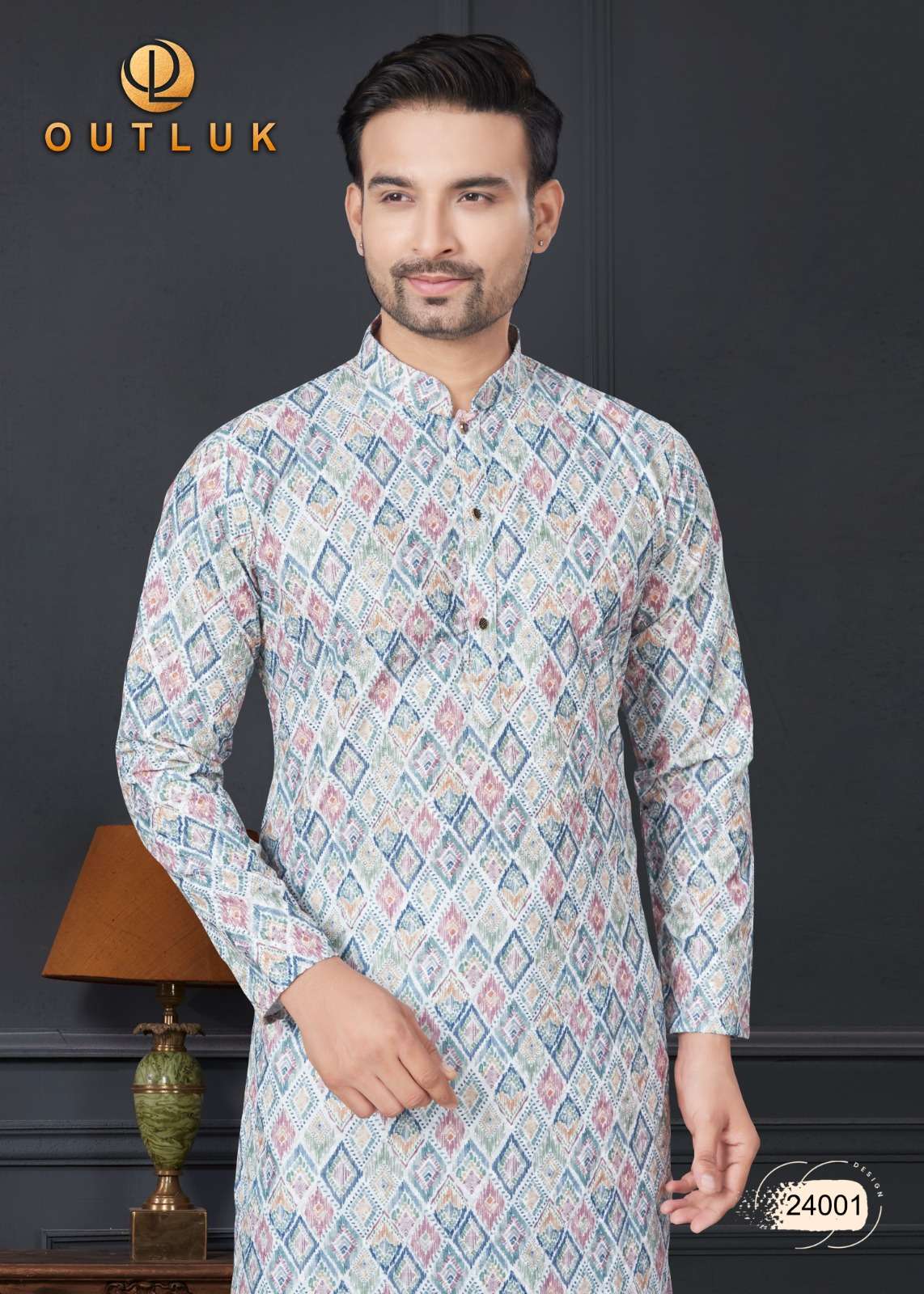 outluk wedding collection vol-24 fancy kurta pajama catalogue wholesale price surat gujarat