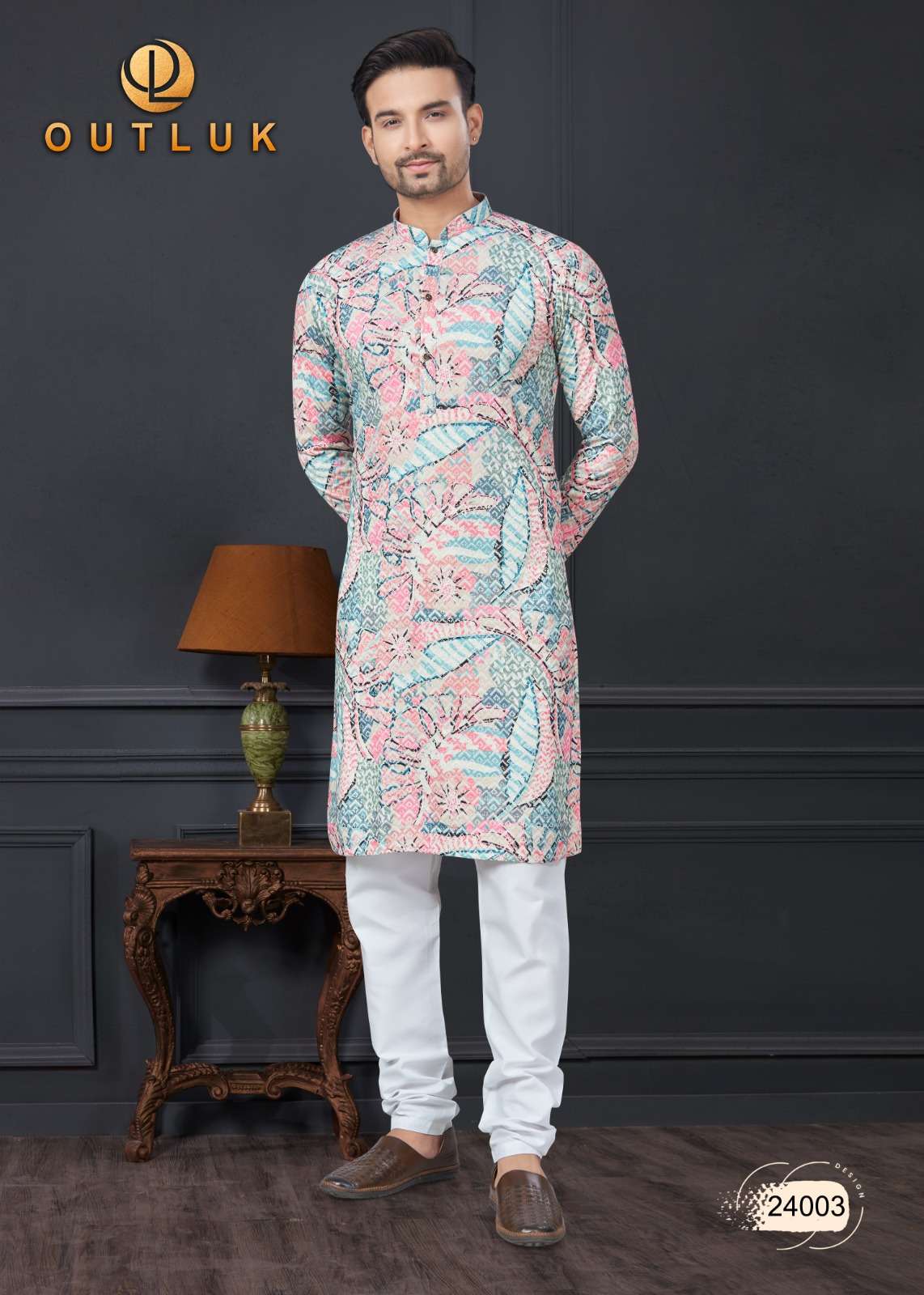 outluk wedding collection vol-24 fancy kurta pajama catalogue wholesale price surat gujarat