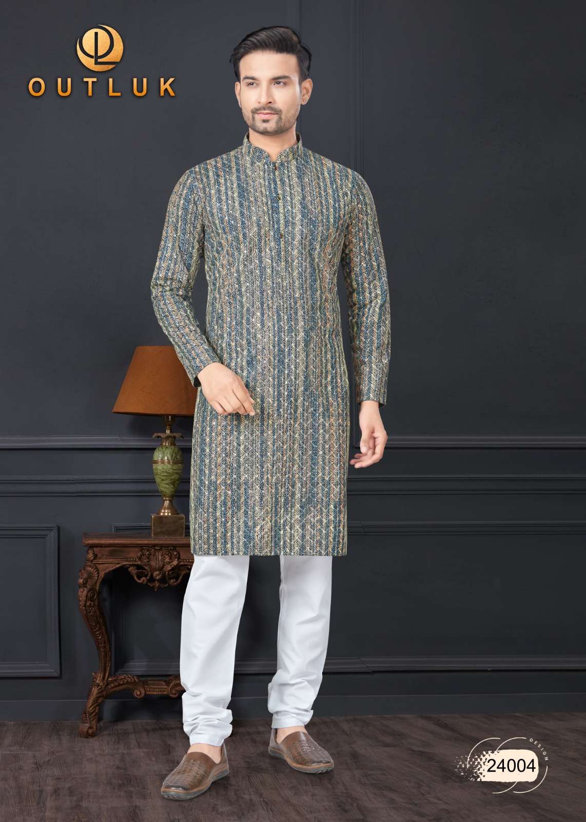 outluk wedding collection vol-24 fancy kurta pajama catalogue wholesale price surat gujarat