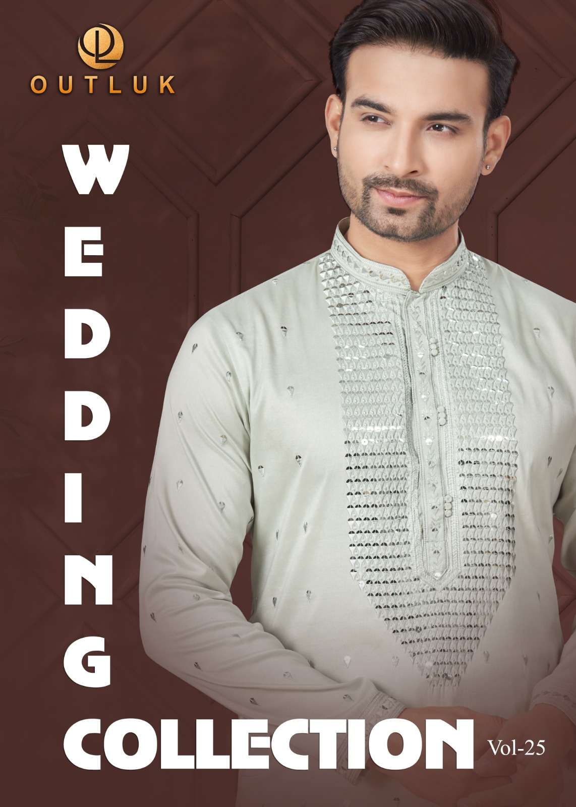 outluk wedding collection vol-25 fancy kurta pajama catalogue wholesale price surat gujarat