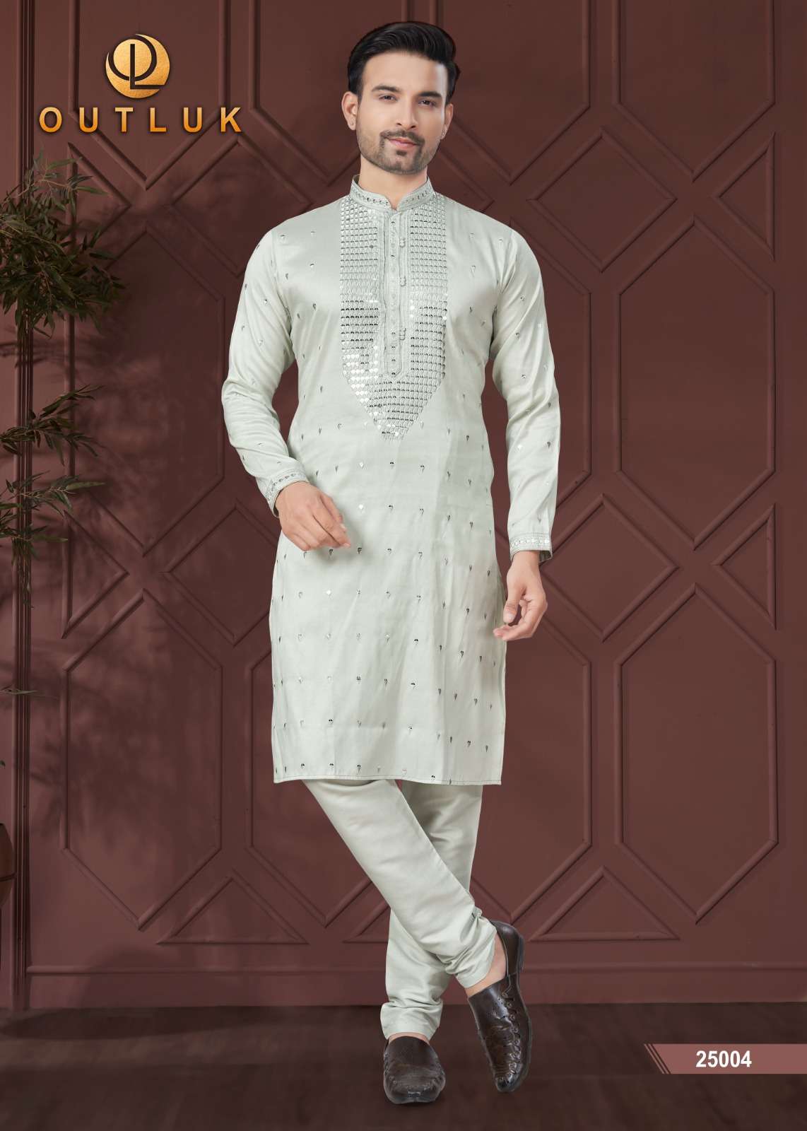 outluk wedding collection vol-25 fancy kurta pajama catalogue wholesale price surat gujarat