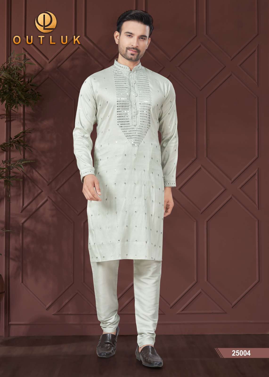 outluk wedding collection vol-25 fancy kurta pajama catalogue wholesale price surat gujarat