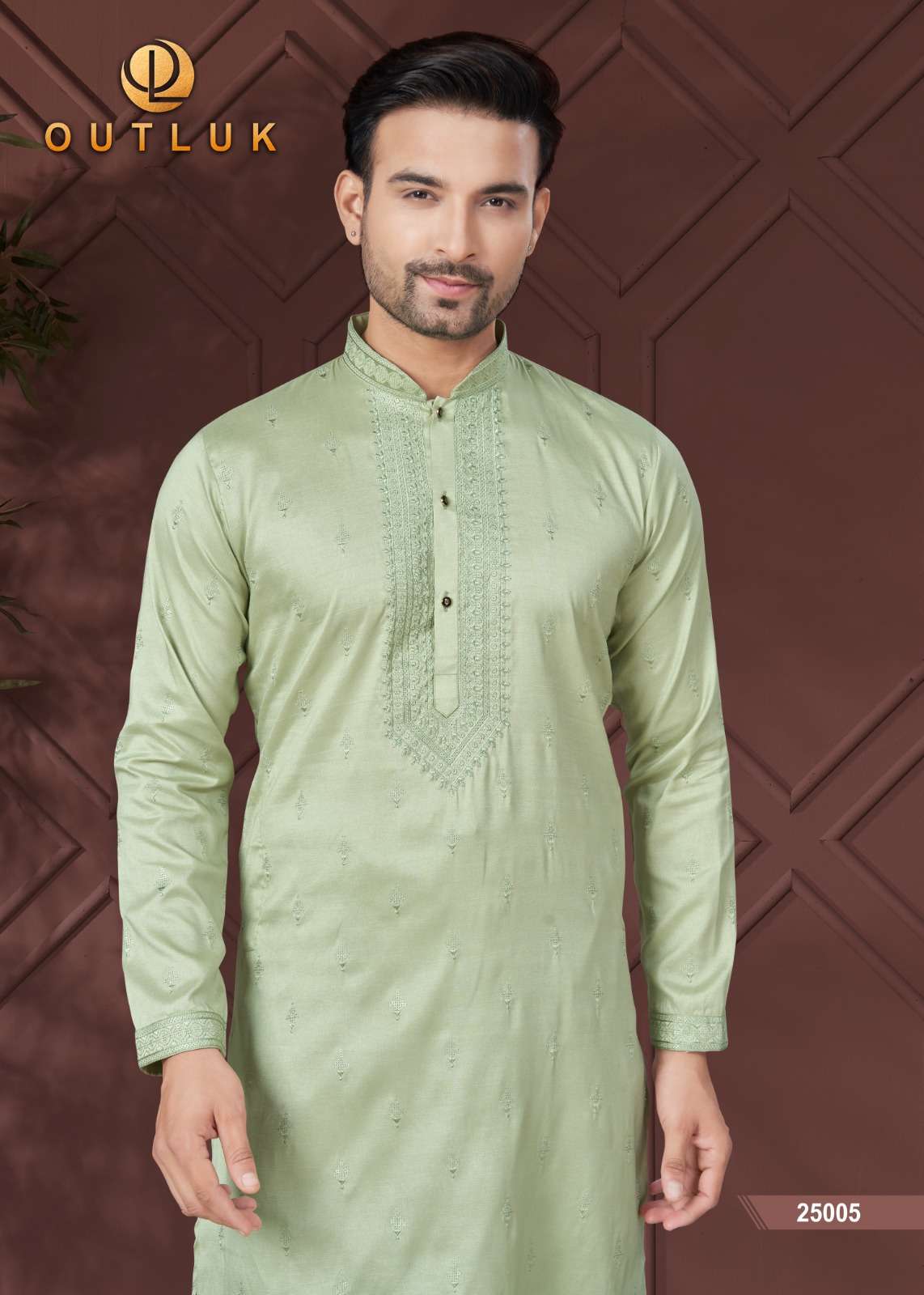 outluk wedding collection vol-25 fancy kurta pajama catalogue wholesale price surat gujarat
