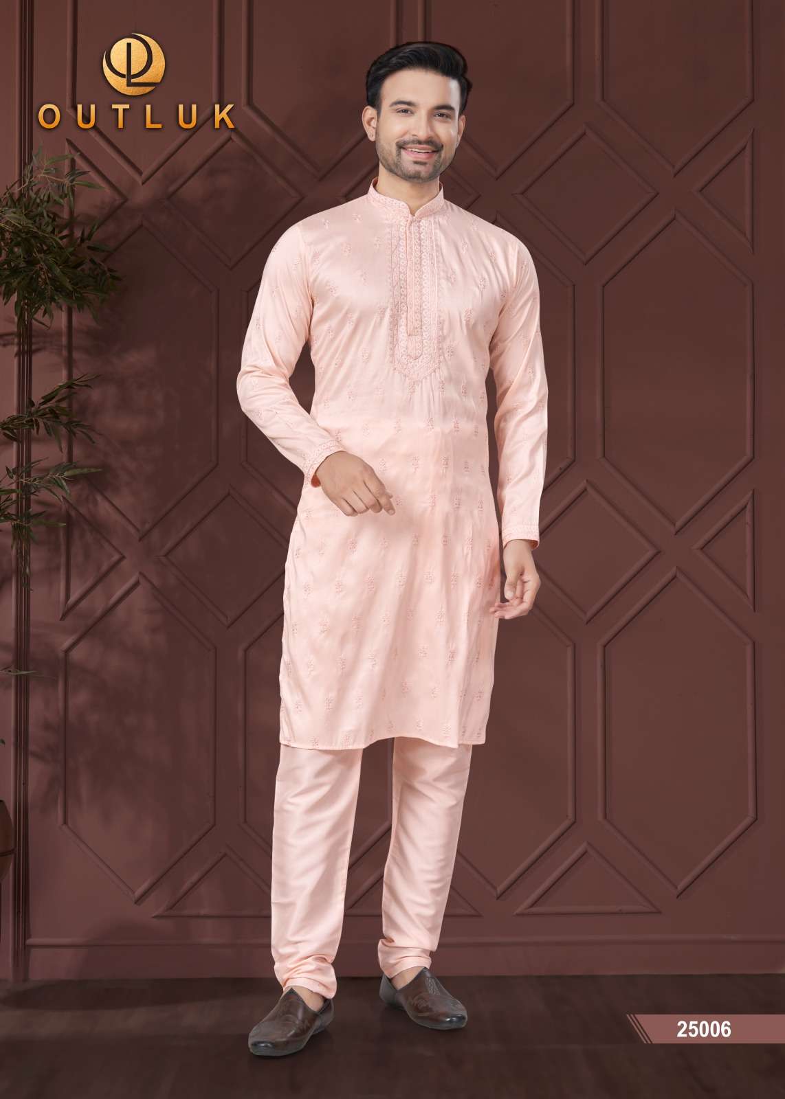 outluk wedding collection vol-25 fancy kurta pajama catalogue wholesale price surat gujarat