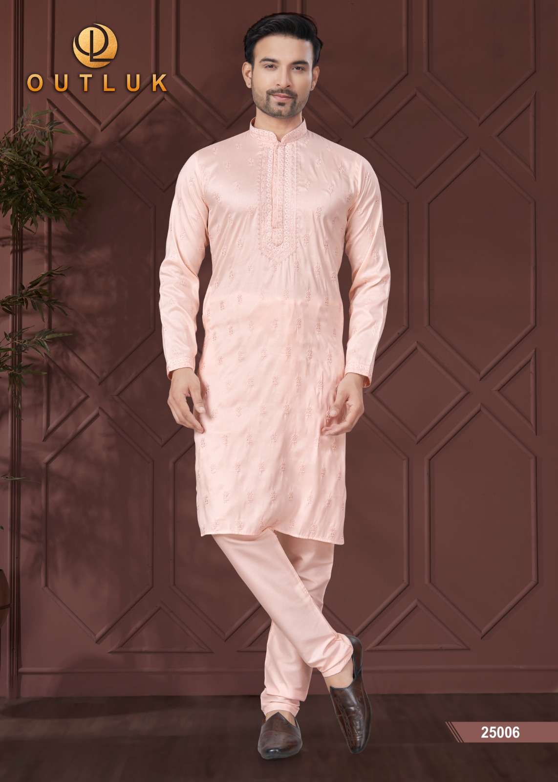 outluk wedding collection vol-25 fancy kurta pajama catalogue wholesale price surat gujarat