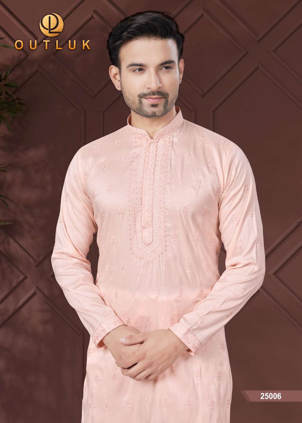 outluk wedding collection vol-25 fancy kurta pajama catalogue wholesale price surat gujarat