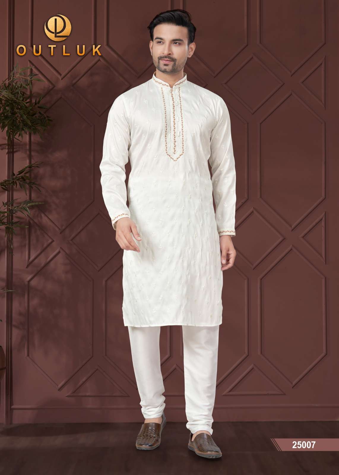 outluk wedding collection vol-25 fancy kurta pajama catalogue wholesale price surat gujarat