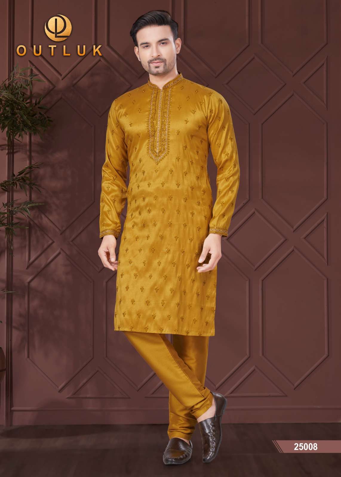 outluk wedding collection vol-25 fancy kurta pajama catalogue wholesale price surat gujarat