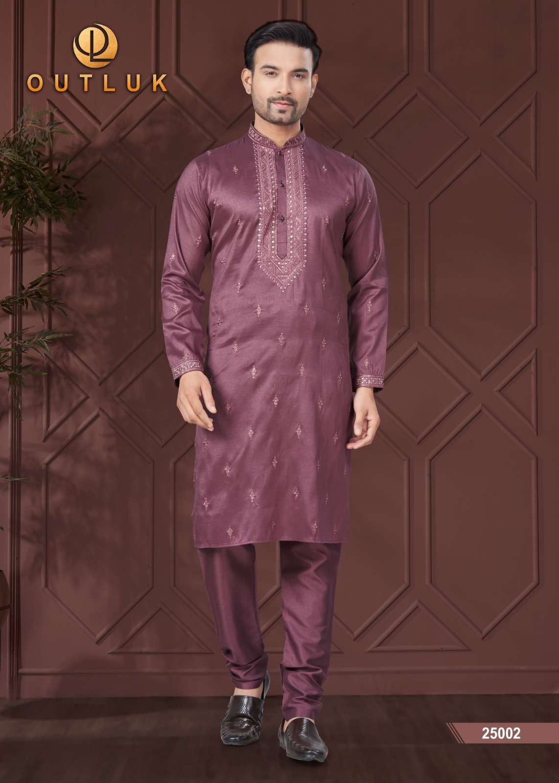 outluk wedding collection vol-25 fancy kurta pajama catalogue wholesale price surat gujarat