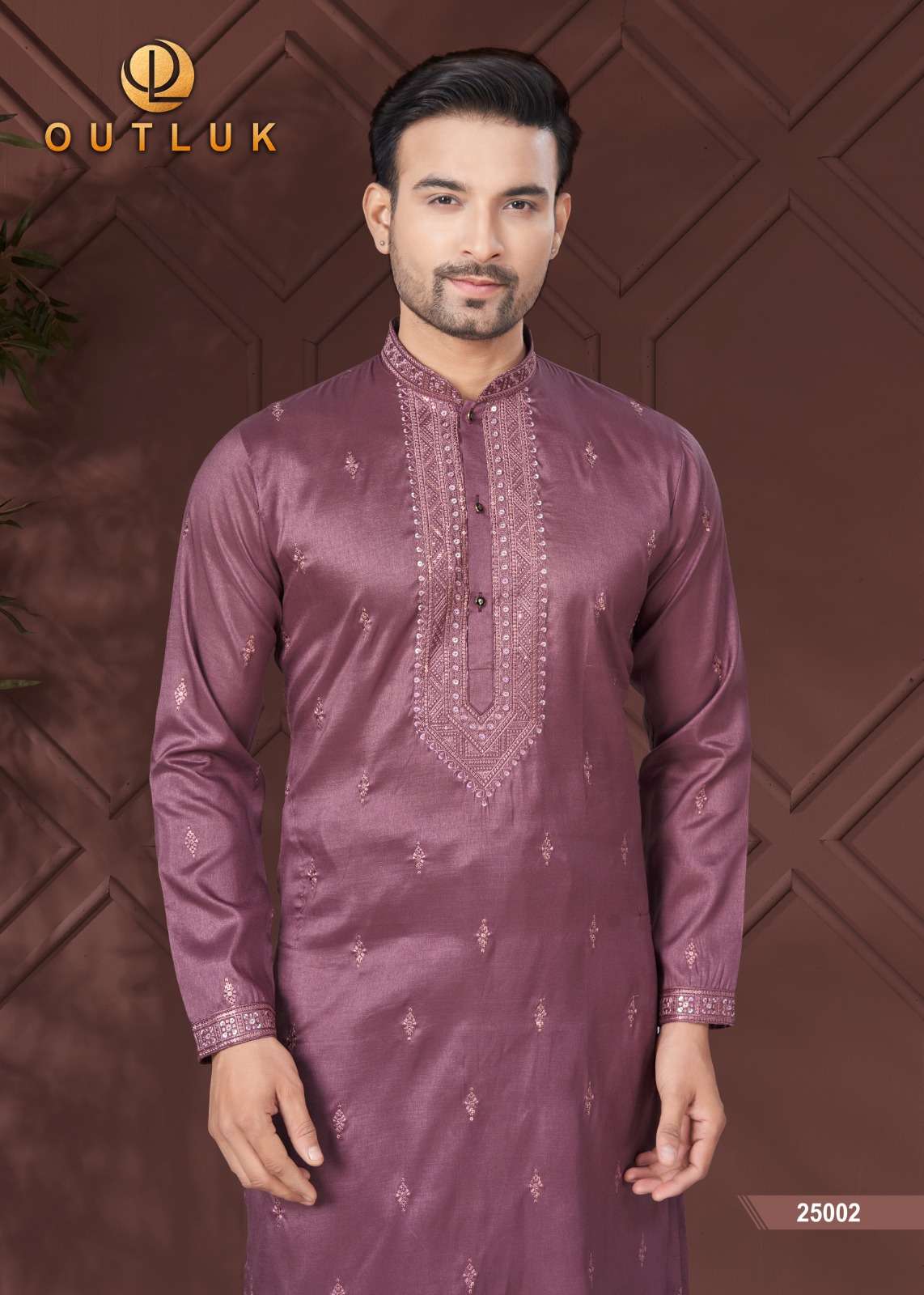 outluk wedding collection vol-25 fancy kurta pajama catalogue wholesale price surat gujarat