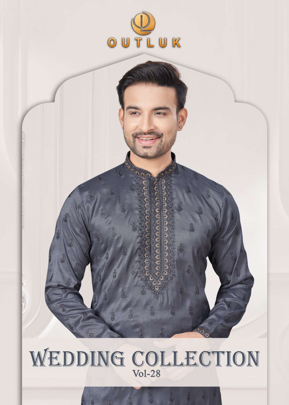 outluk wedding collection vol-28 fancy kurta pajama catalogue wholesale price surat gujarat