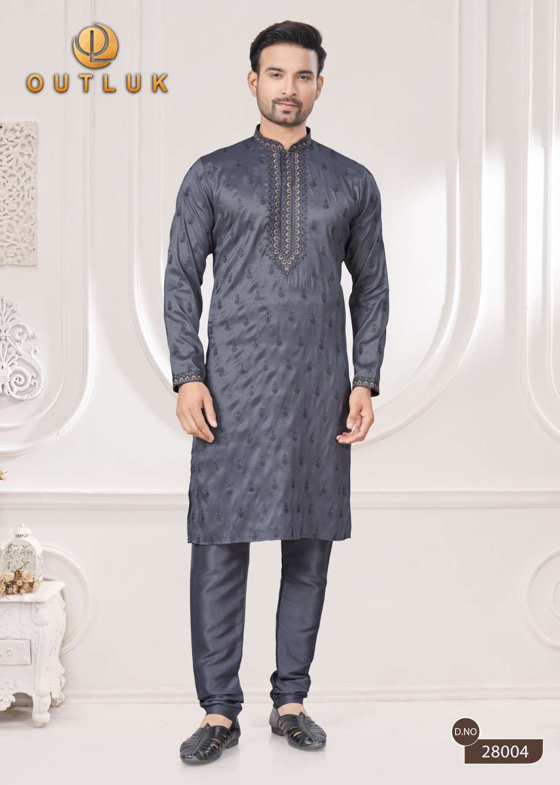 outluk wedding collection vol-28 fancy kurta pajama catalogue wholesale price surat gujarat
