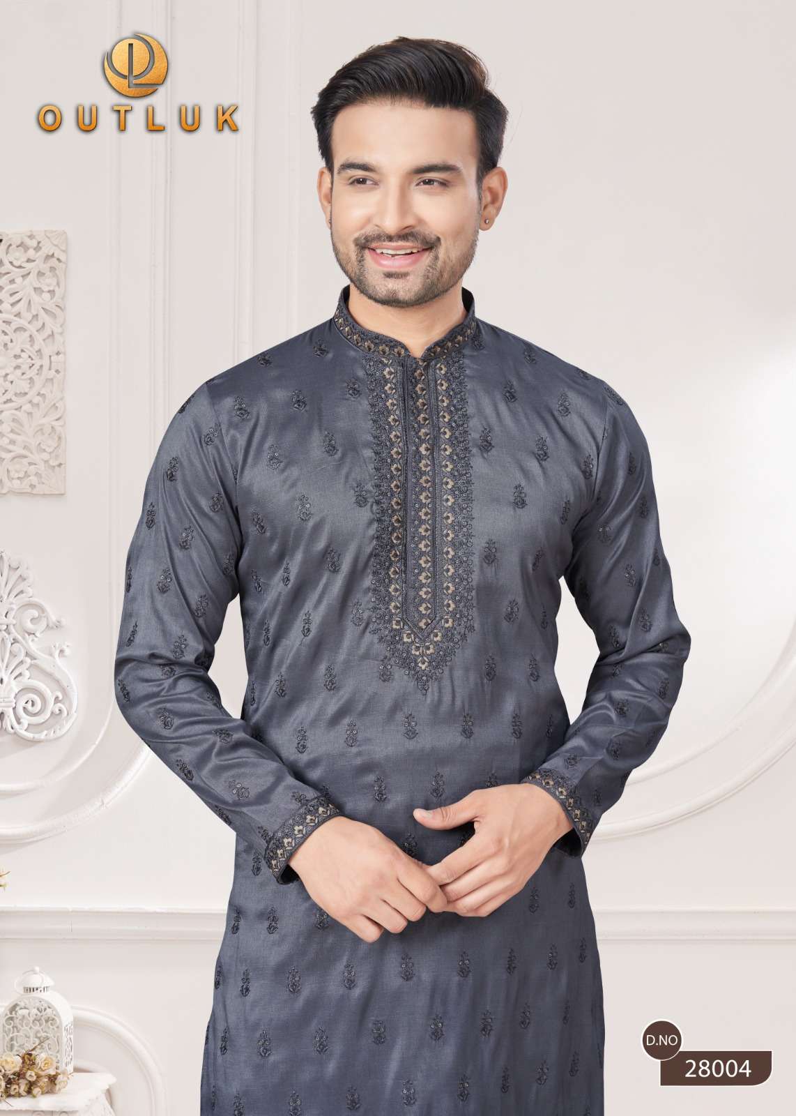 outluk wedding collection vol-28 fancy kurta pajama catalogue wholesale price surat gujarat