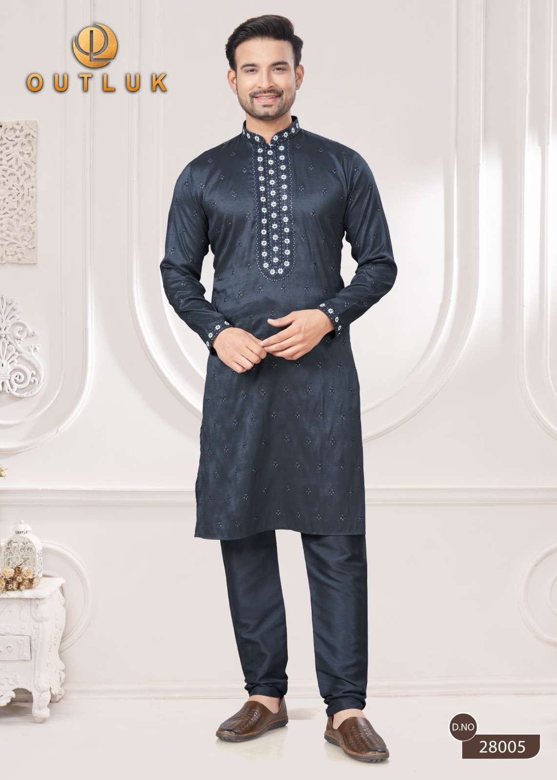 outluk wedding collection vol-28 fancy kurta pajama catalogue wholesale price surat gujarat