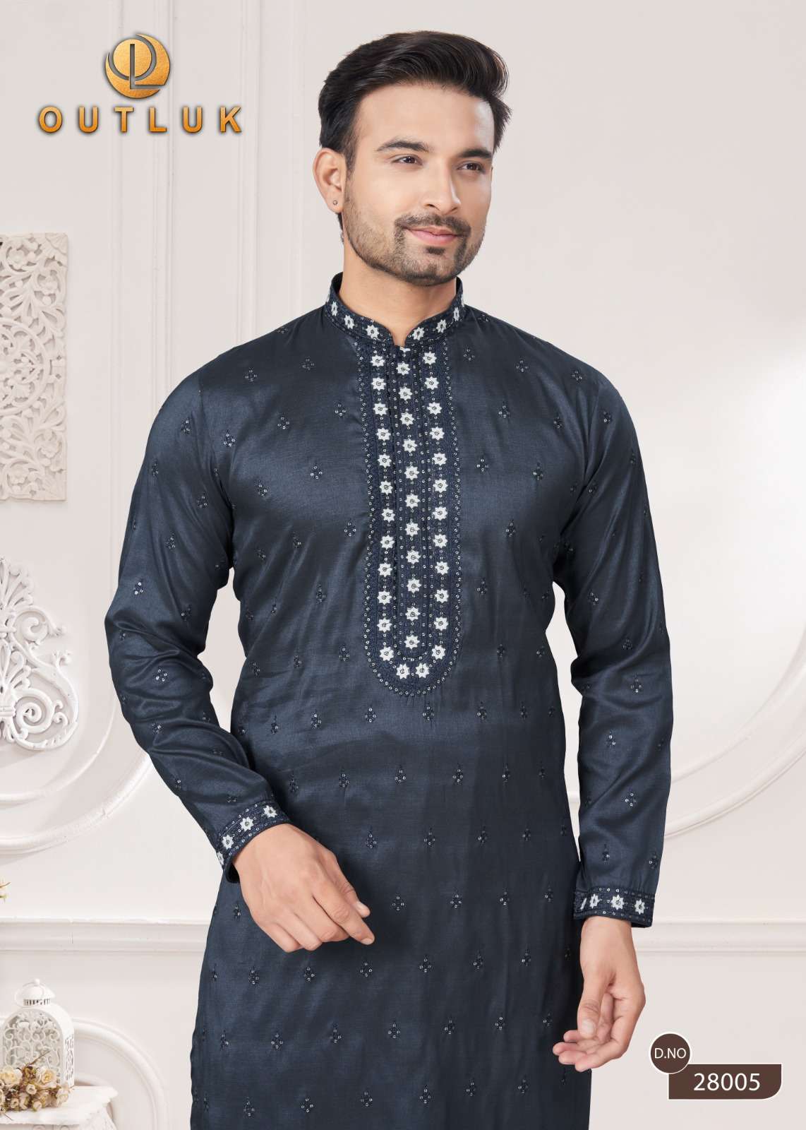 outluk wedding collection vol-28 fancy kurta pajama catalogue wholesale price surat gujarat