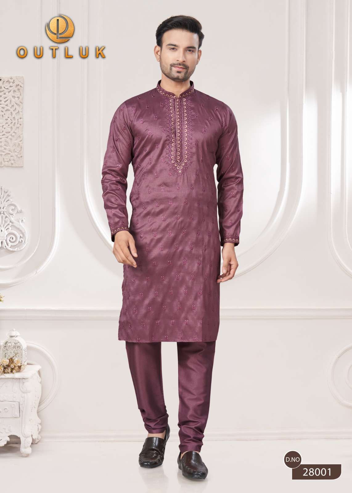 outluk wedding collection vol-28 fancy kurta pajama catalogue wholesale price surat gujarat