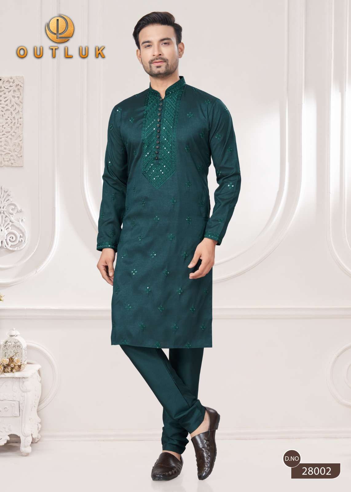 outluk wedding collection vol-28 fancy kurta pajama catalogue wholesale price surat gujarat
