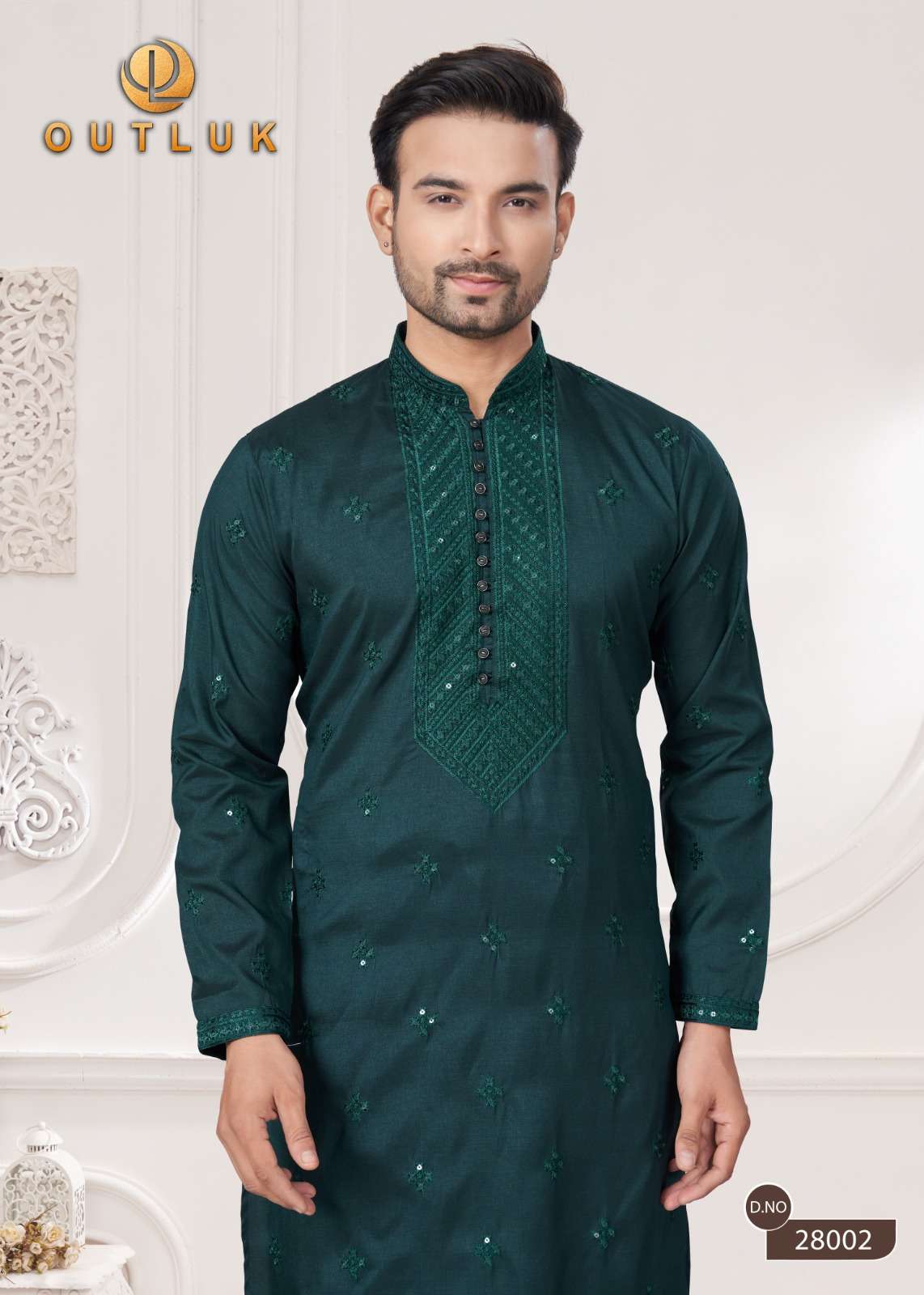 outluk wedding collection vol-28 fancy kurta pajama catalogue wholesale price surat gujarat