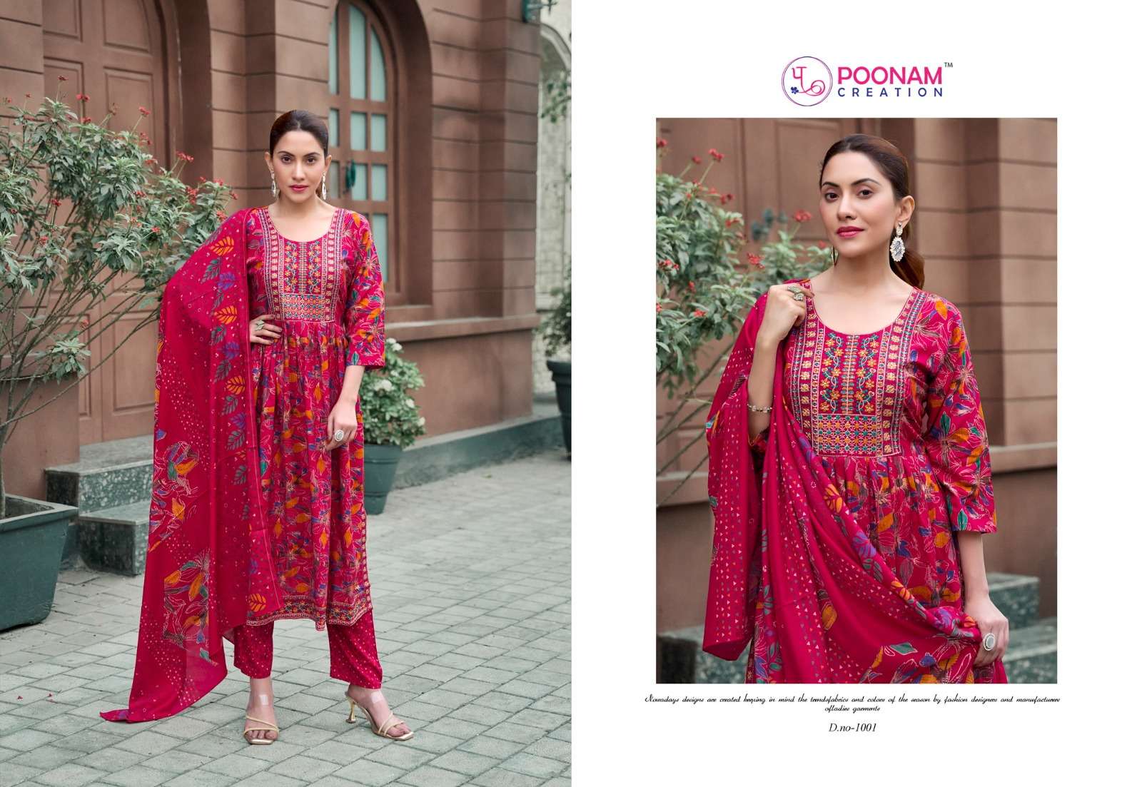 poonam shagun1001-1008 series festival special designer kurtis catalogue wholesale collection surat gujarat 