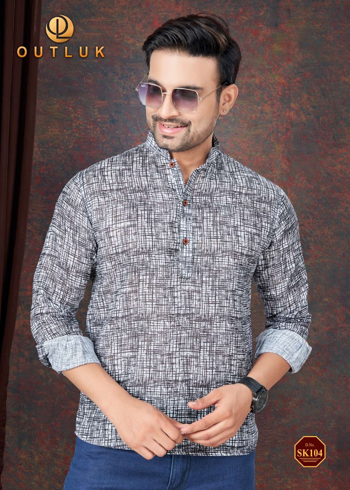 short kurta by outlook collections vol-2 101-108 series catalogue wholesale price surat gujarat
