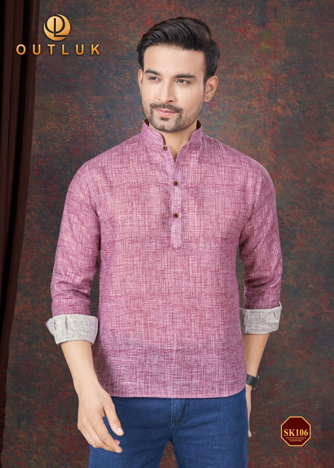 short kurta by outlook collections vol-2 101-108 series catalogue wholesale price surat gujarat