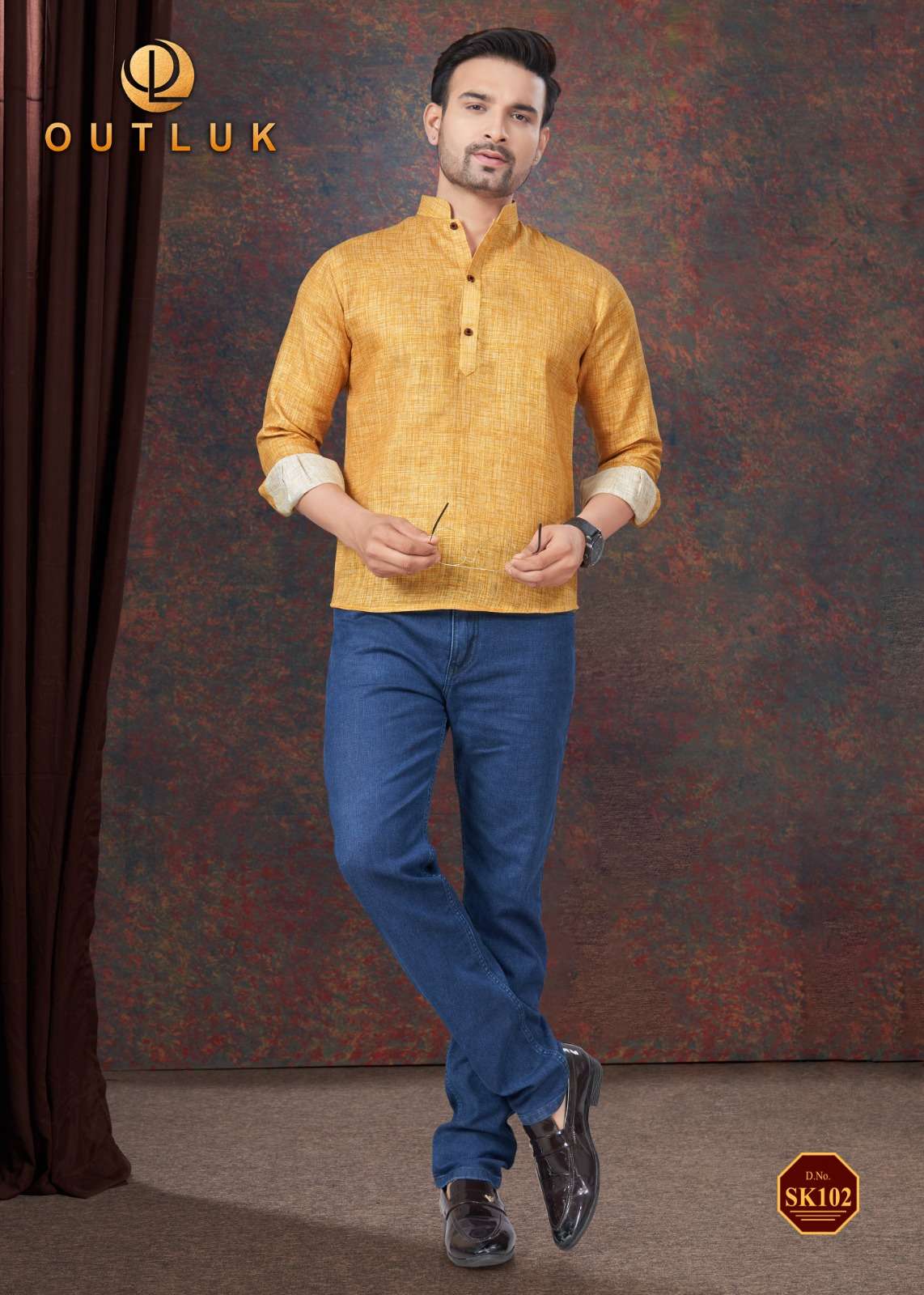 short kurta by outlook collections vol-2 101-108 series catalogue wholesale price surat gujarat