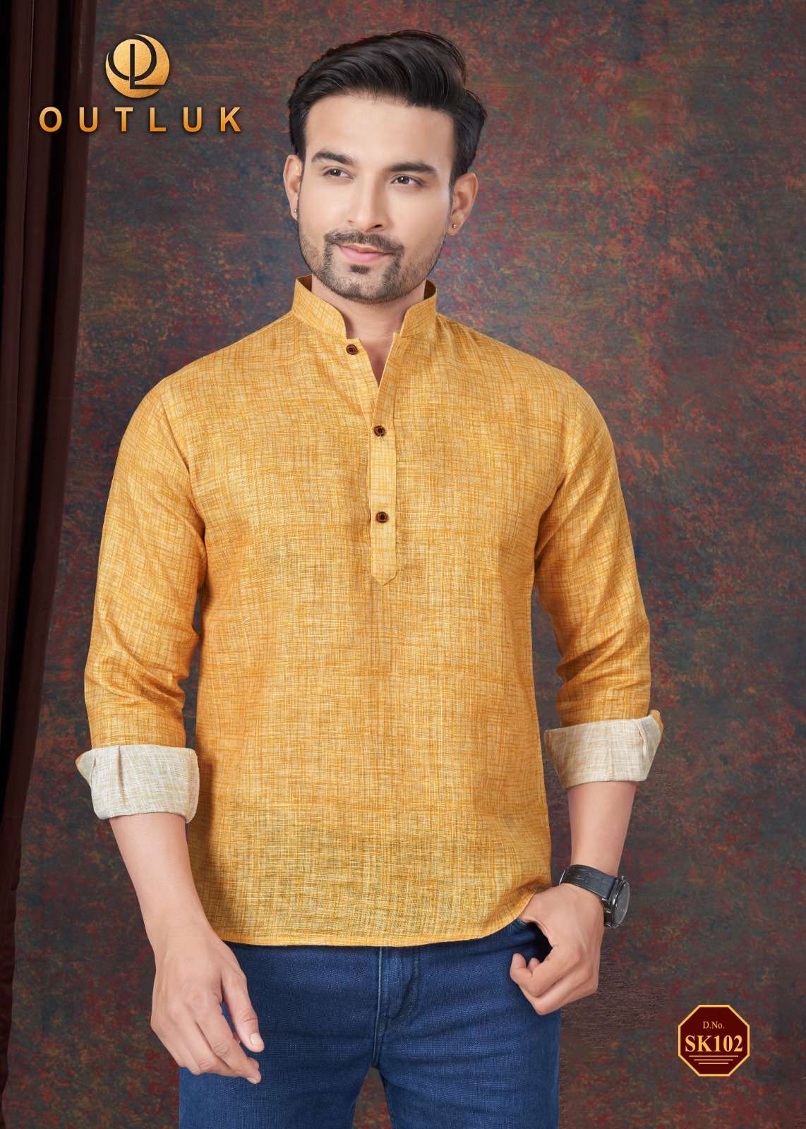 short kurta by outlook collections vol-2 101-108 series catalogue wholesale price surat gujarat