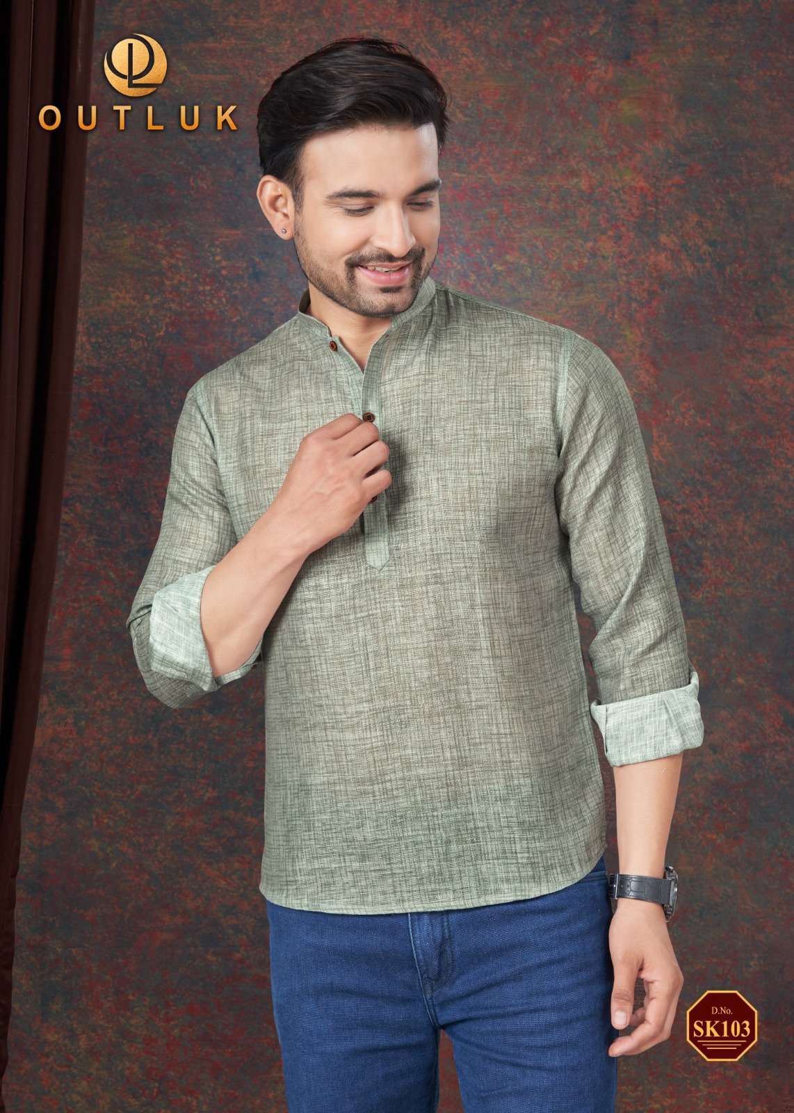 short kurta by outlook collections vol-2 101-108 series catalogue wholesale price surat gujarat